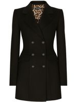 Dolce & Gabbana blazer Turlington en laine mélangée - Noir