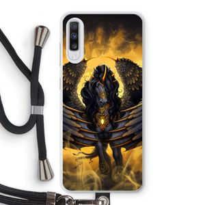 Pegasus: Samsung Galaxy A70 Transparant Hoesje met koord