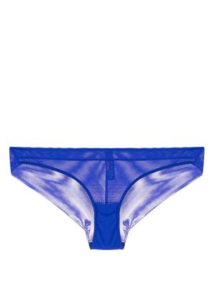 Maison Close culotte Corps à Corps à taille basse - Bleu