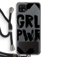 Girl Power #2: Samsung Galaxy A22 5G Transparant Hoesje met koord