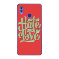 Turn hate into love: Honor Note 10 Transparant Hoesje