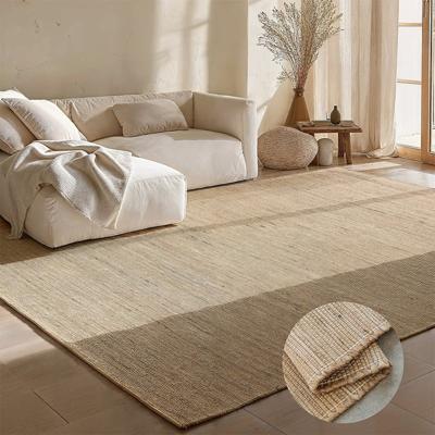 Jute Wol Katoen Vloerkleed Beige 160x230 Cm Laagpolig Home Collectie - Dekbed-Discounter.nl