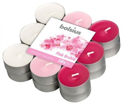 Bolsius Geurtheelicht multi colour brick 18 orchid