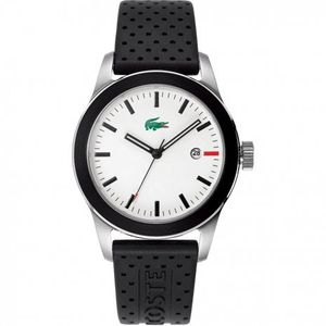 Lacoste horlogeband 2010391 / LC-11-1-19-0077 Silicoon Zwart 22mm