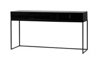 WOOOD Sidetable Silas 140cm - Zwart