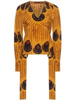 Altuzarra blouse Dagur à manches longues - Orange