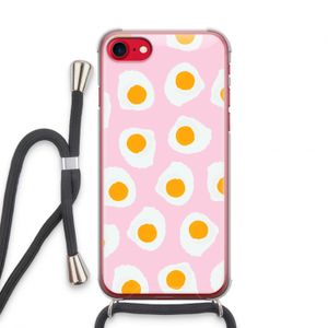 Dancing eggs: iPhone SE 2020 Transparant Hoesje met koord