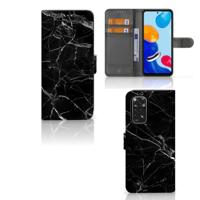 Xiaomi Redmi Note 11/11S | Bookcase | Marmer Zwart - Origineel Cadeau Vader