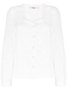 b+ab cardigan à ornements en dentelle - Blanc