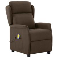 Massagestoel Bruin 67.5 x 93.5 x 101.5 cm Stof en Schuim
