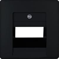 Enzo Kopp hk05 mat zwart afdekplaat utp dubbel - 4621660