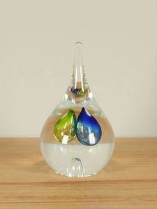 Gekleurde pegel met reservoir blauw/groen