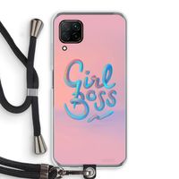 Girl boss: Huawei P40 Lite Transparant Hoesje met koord