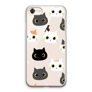 Katten: iPhone 8 Transparant Hoesje