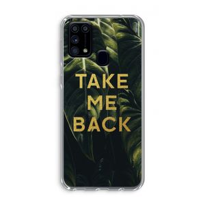 Take me back: Samsung Galaxy M31 Transparant Hoesje