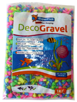 Superfish Deco Grind Neon Mix 1kg - Kleurrijk Aquariumgrind, Veilig voor Vissen - thumbnail