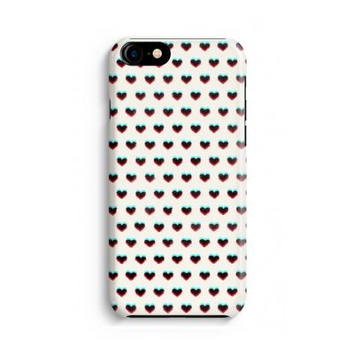 Hartjes: Volledig Geprint iPhone 7 Hoesje