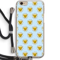 Leeuwenkoppen: iPhone 6 / 6S Transparant Hoesje met koord Leeuwenkoppen: iPhone 6 / 6S Transparant Hoesje met koord