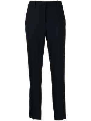 Emporio Armani pantalon court à taille mi-haute - Noir