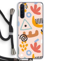 Abstract: Oppo A91 Transparant Hoesje met koord Abstract: Oppo A91 Transparant Hoesje met koord