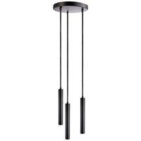 Deko Light Slim 342217 Hanglamp LED vast ingebouwd 15 W LED Energielabel: E (A - G) Diepzwart (RAL 9005) - thumbnail