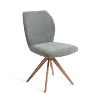 Jesper Home Draaibare Eetkamerstoel 'Ikata' Turn Peach, kleur Breezy Blue