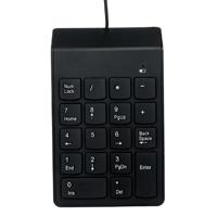 Gembird KPD-U-03 numeriek toetsenbord Notebook/pc USB Zwart - thumbnail