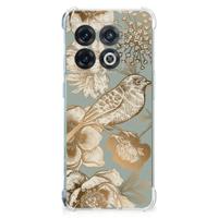 Case voor OnePlus 10 Pro Vintage Bird Flowers