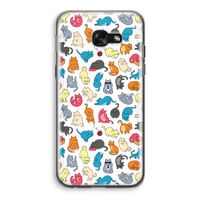 Kleurrijke katten: Samsung Galaxy A5 (2017) Transparant Hoesje