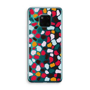 Colored Giraffe: Huawei Mate 20 Pro Transparant Hoesje