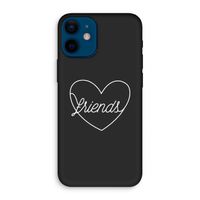 Friends heart pastel: iPhone 12 mini Biologisch afbreekbaar hoesje
