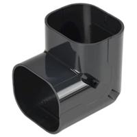 Lange Stijgende Bocht 90 Graden - Antraciet