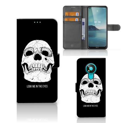 Telefoonhoesje met Naam Nokia 3.4 Skull Eyes Telefoonhoesje met Naam Nokia 3.4 Skull Eyes