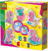 Boetseren en schilderen - Babyeenhoorns - Creatieve hobby's - SES CREATIVE - Boetseer en beschilder 5 verschillende eenhoorns.