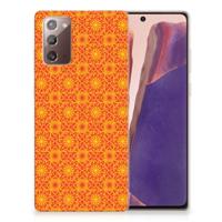 Samsung Note 20 | TPU bumper | Batik Oranje