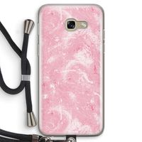 Abstract Painting Pink: Samsung Galaxy A5 (2017) Transparant Hoesje met koord