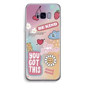 Positivity: Samsung Galaxy S8 Plus Transparant Hoesje