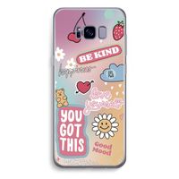 Positivity: Samsung Galaxy S8 Plus Transparant Hoesje
