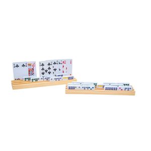 Domino en kaarthouder verpakt per 4 stuks