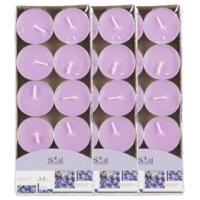 Arti Casa Geurtheelichtjes - 30x stuks - blauwe bes - lilapaars - was - 3,5 uur