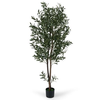 1,8 m Kunstplanten Kunstmatige Olijfbomen met Realistische Vruchten