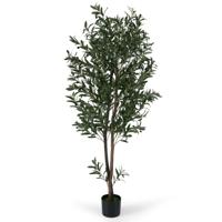 1,8 m Kunstplanten Kunstmatige Olijfbomen met Realistische Vruchten