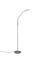 Trio Vloerlamp Monza 145cm RVS 423310107