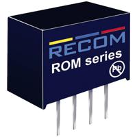 RECOM ROM-0512S DC/DC-converter 5 V 12 V 0.083 A 1 W Aantal uitgangen: 1 x Inhoud 1 stuk(s)