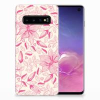 Samsung Galaxy S10 | TPU Case | Pink Flowers
