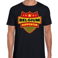 Belgie / Belgium supporter t-shirt zwart voor heren 2XL  -
