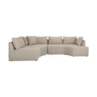 Zuiver Prosper chaise longue links Cappuccino