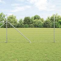 Weidehekwerk Zilver 25 x 1.4 m Gegalvaniseerd staal