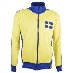 Zweden Retro Trainingsjack - Geel/ Blauw