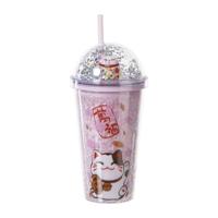 Funny beker kat - roze - 450 ml Funny beker kat - roze - 450 ml